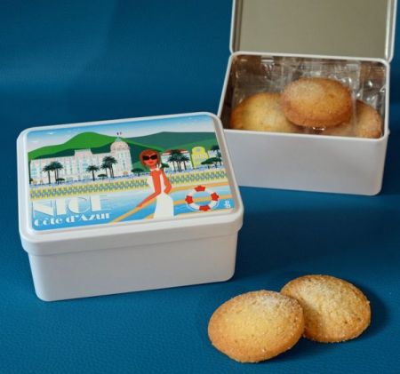 personalized tin biscuit box